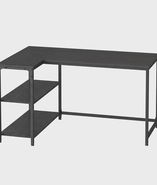 L-vormig Bureau met 3 Planken - 120 x 80 cm Hoekbureau voor Computer & Werk