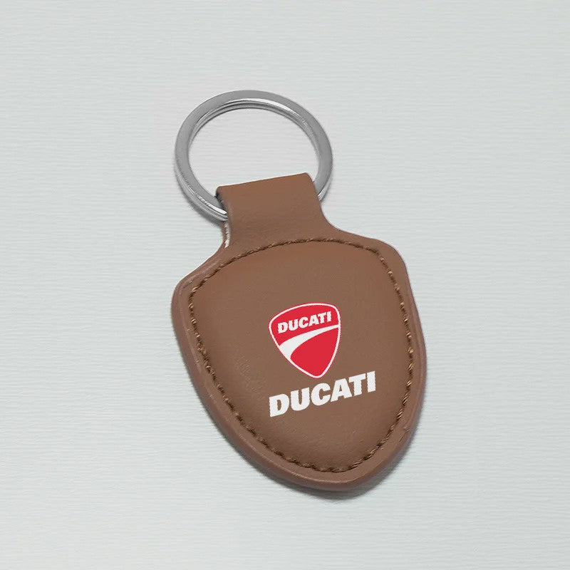 Leren Ducati Autosleutelhanger - Perfect voor Monster, Panigale & meer