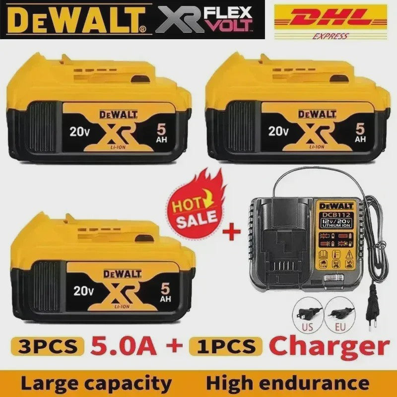 DeWALT FlexVolt 20V/60V MAX 9000mAh Accu - Origineel & Krachtig