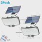 234 LED Solar Wandlamp met Bewegingssensor - Waterdicht IP65, Split Design voor Buiten en Garage