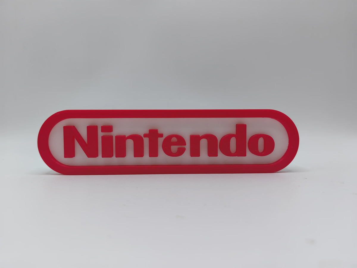 3D Geprint Logo Naamplaat voor Figuren Collectie - Video Game Thema