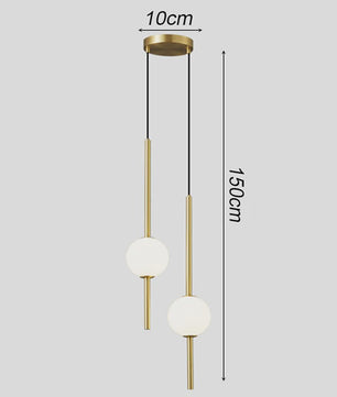 Moderne LED Hanglamp voor Slaapkamer en Nachtkastje - Stijlvolle Binnenverlichting
