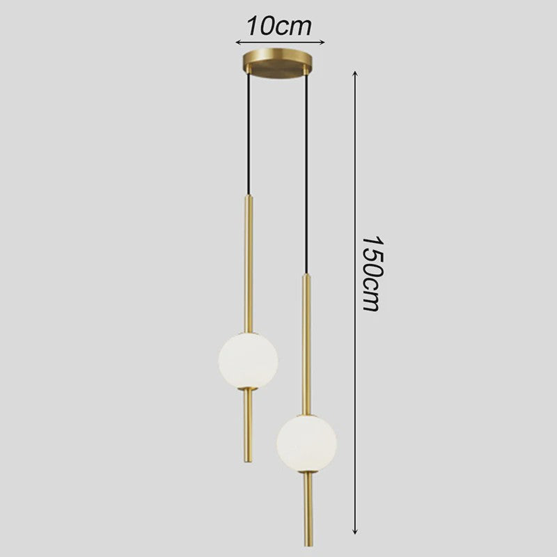 Moderne LED Hanglamp voor Slaapkamer en Nachtkastje - Stijlvolle Binnenverlichting