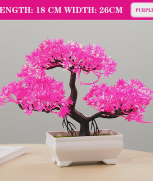 Kunst Bonsai Boom Potted Plant - Decoratieve Kunstplant voor Huis & Kantoor