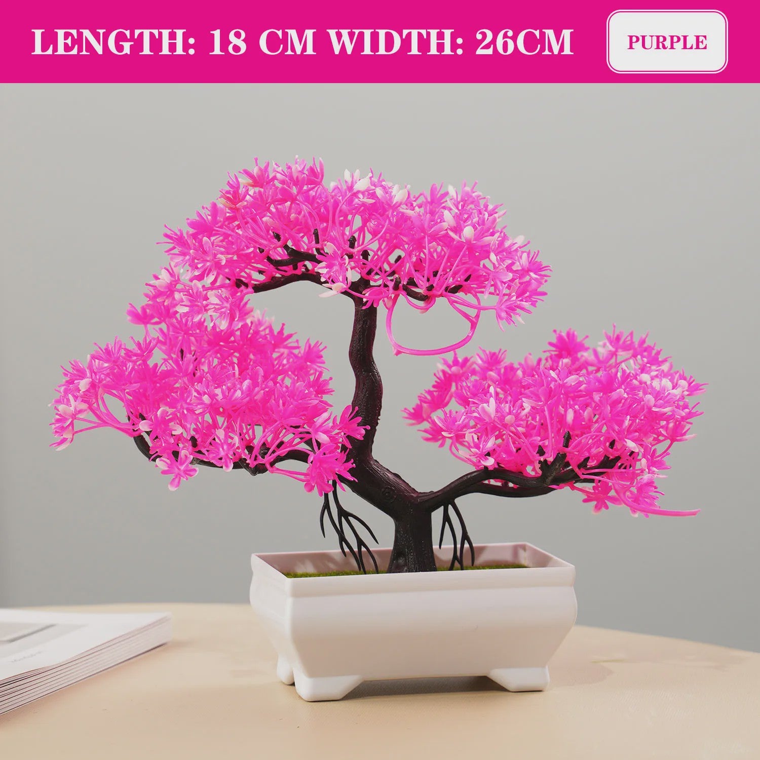 Kunst Bonsai Boom Potted Plant - Decoratieve Kunstplant voor Huis & Kantoor