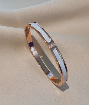 Luxe Zirkonia Armband Set - 5 Delig - Roestvrij Staal & Koper
