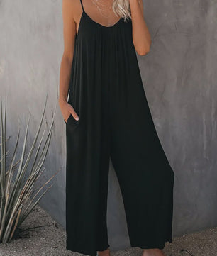 Zomerse Dames Overall Broek met Zakken - Comfortabel & Casual