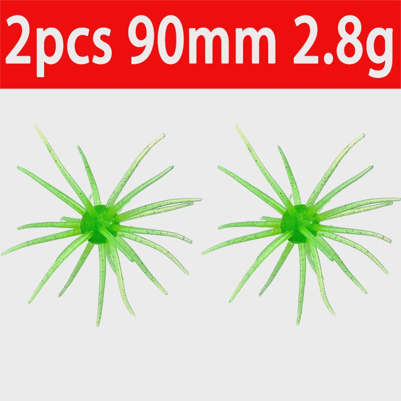 Zachte Kunstaas Zee-egel 10cm 9g - TPE Vis Lure voor Brasem, Baars & Forel