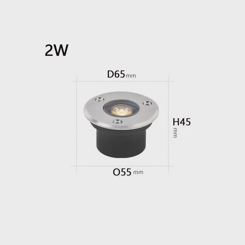 Waterdichte LED Grondspot 6W/10W/12W - Vierkante Tuinverlichting Buiten