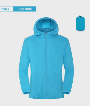 Unisex Waterdichte Outdoor Jas - Lichtgewicht Windjack met UV Bescherming