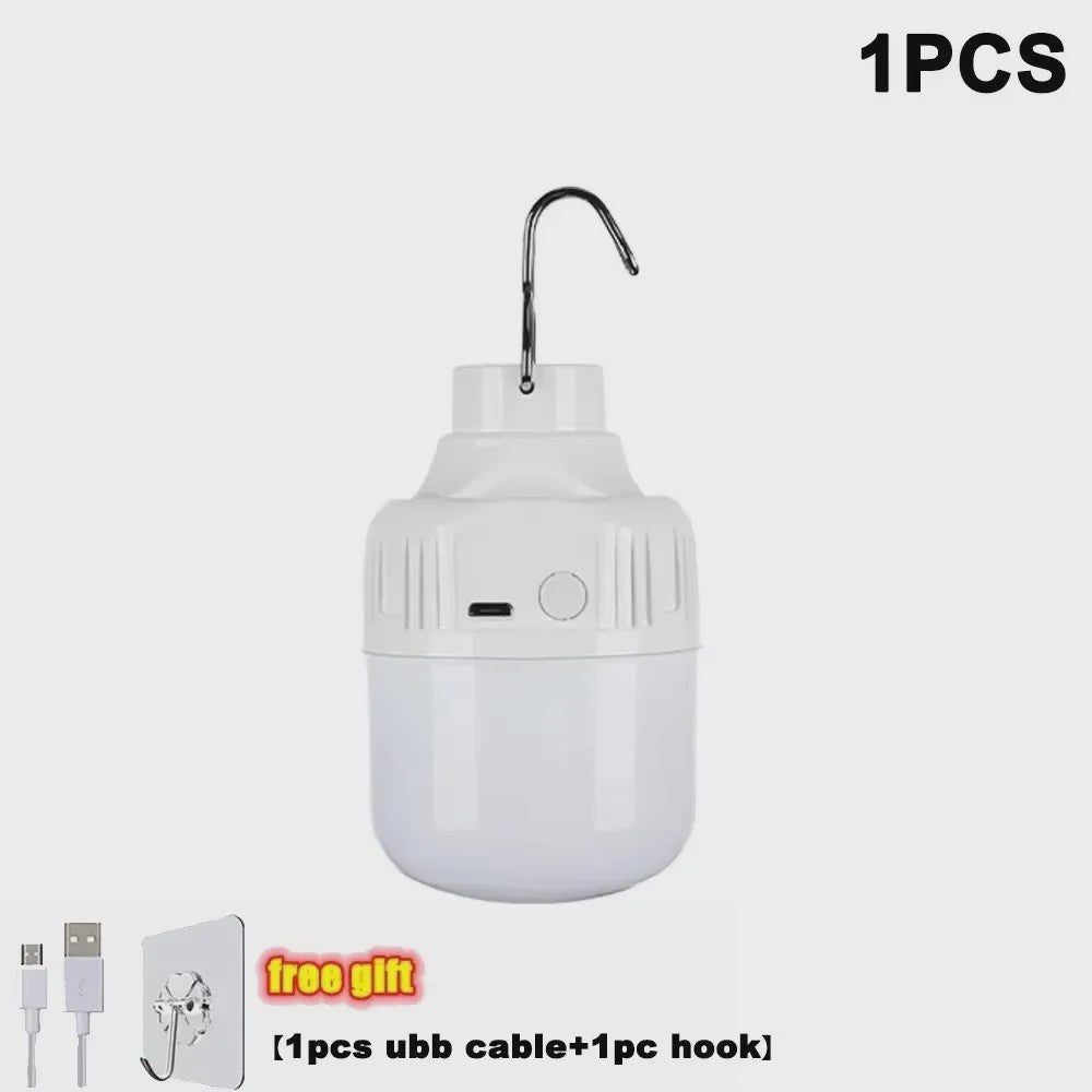 Draagbare LED Camping Lantaarn met Haak & Magneet - Noodverlichting & Powerbank