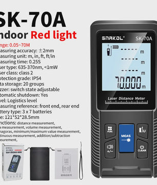 Digitale Laser Afstandsmeter 40m-120m - Precisie Meetlint met Diverse Functies
