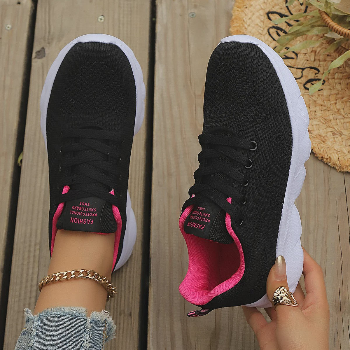 Dames Sportschoenen Platform Sneakers - Ademend Mesh voor Lente/Zomer