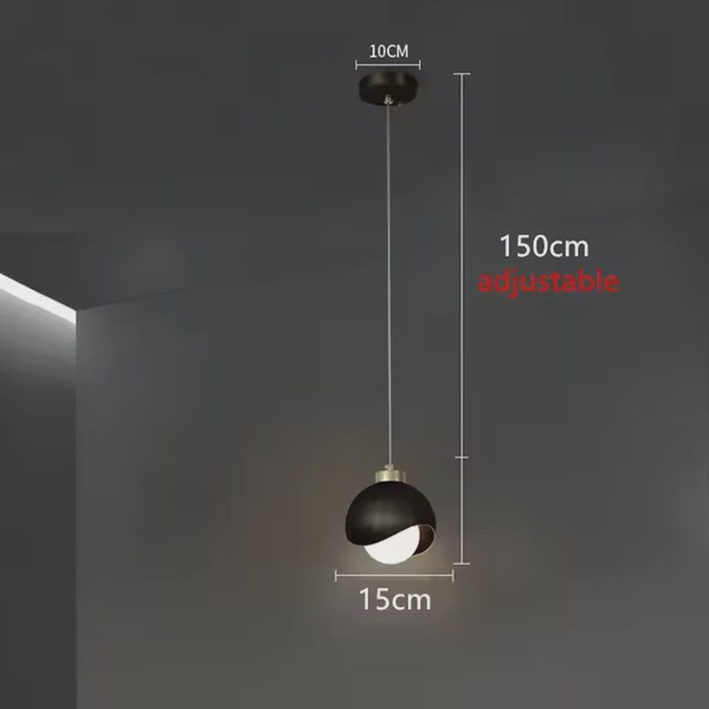 Moderne Hanglamp Glas Bol LED - Sfeervolle Verlichting voor Slaapkamer, Eetkamer & Keuken