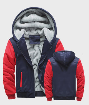 Warme Heren Winterjas met Fleece Voering en Capuchon - Casual Sportief Buitenjack