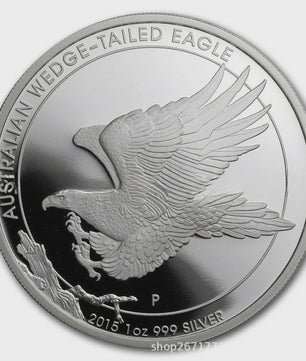 Zilveren Herdenkingsmunten: Koala, Kangoeroe, Adelaar, Krokodil - 1 OZ