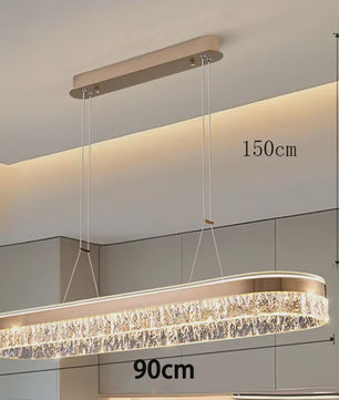 Nordic Kristallen Plafondlamp - Stijlvolle Chandelier voor Woonkamer, Restaurant of Villa