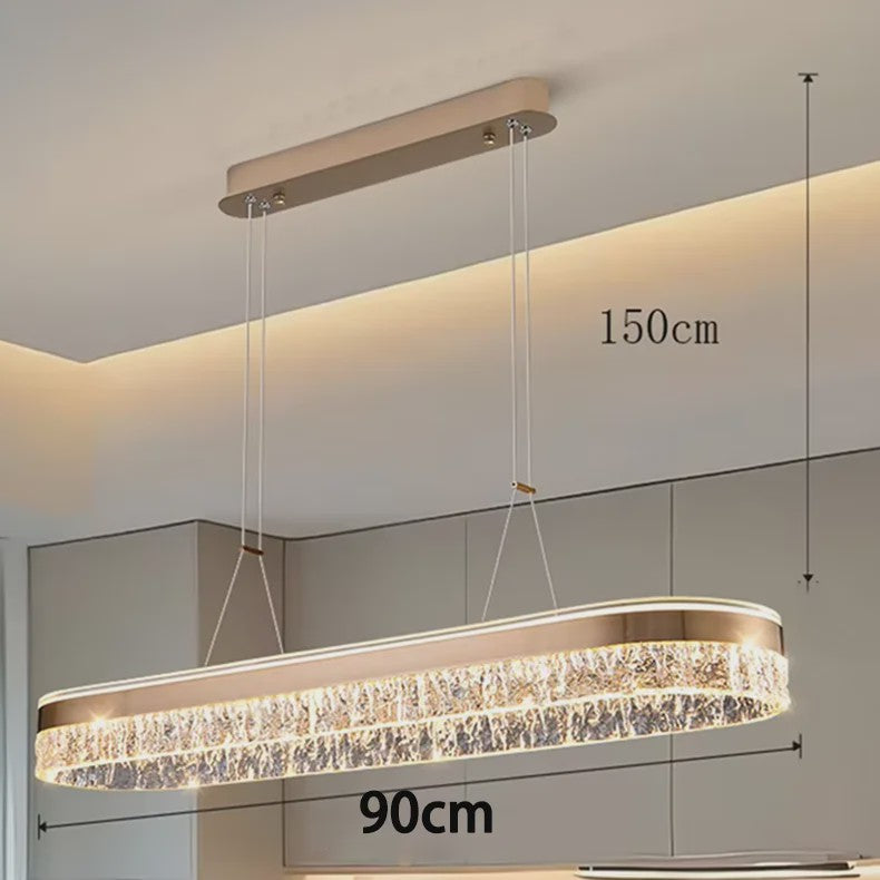 Nordic Kristallen Plafondlamp - Stijlvolle Chandelier voor Woonkamer, Restaurant of Villa