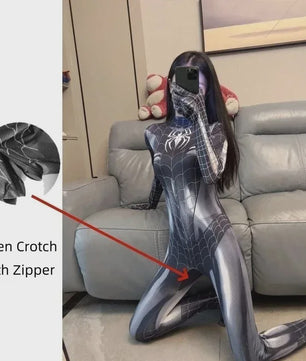 Spider-Woman Cosplay Kostuum Jumpsuit - Superheld Zentai Bodysuit voor Dames