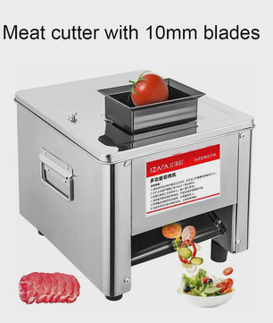 Professionele RVS Vlees Snijmachine 850W - Snel en Efficiënt Vlees, Vis en Groenten Snijden
