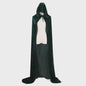 Lange Fluwelen Kapmantel met Capuchon - Unisex voor Halloween, Kerst & Cosplay