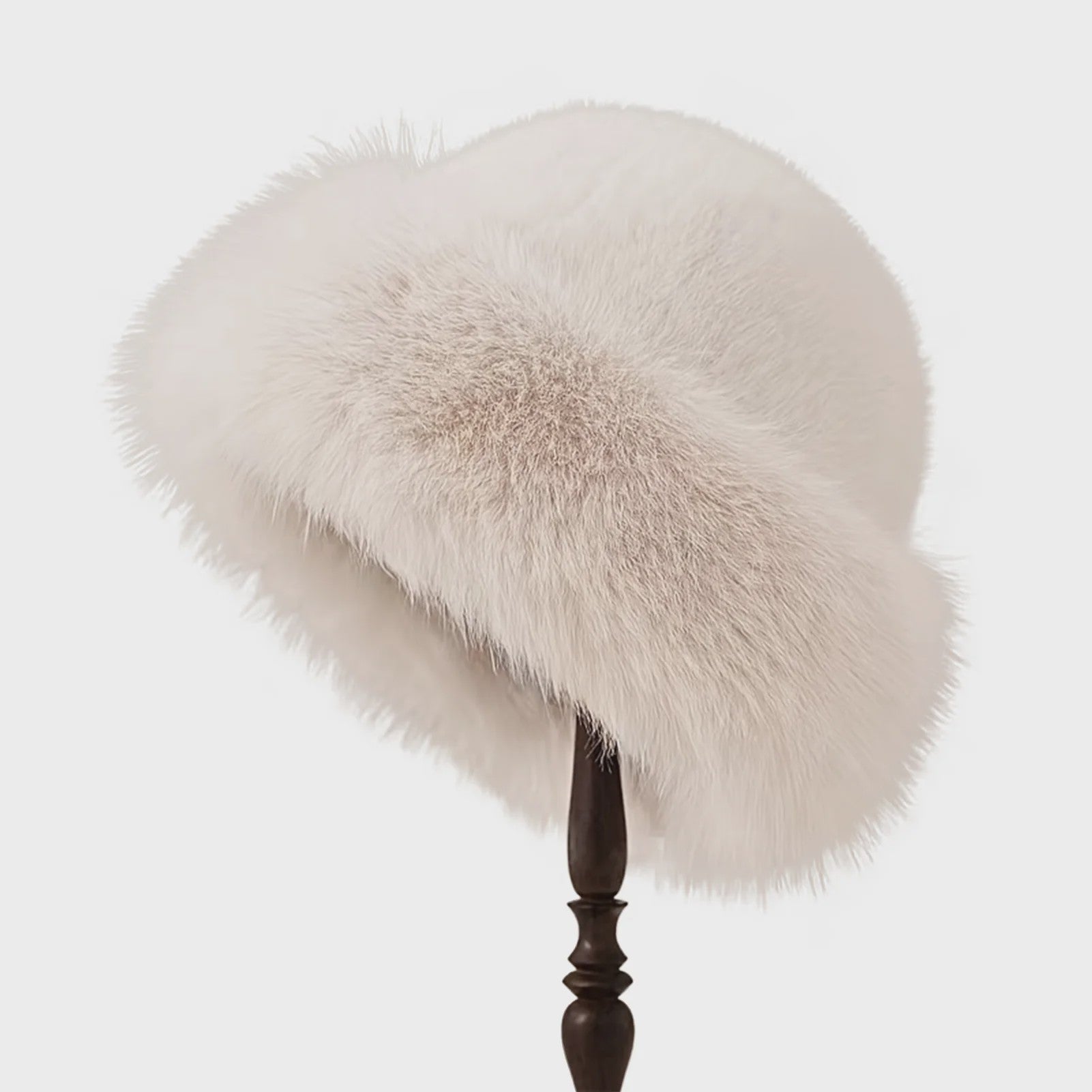 Dikke Pluche Warme Bontmuts voor Dames - Fluffy Winter Muts voor Koude Dagen