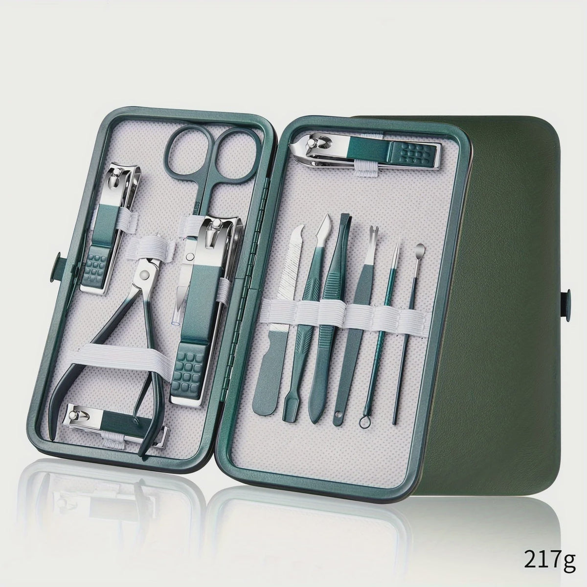 Professionele Manicure & Pedicure Set - 7/10/12/18 Delig - Roestvrij Staal met Reisetui