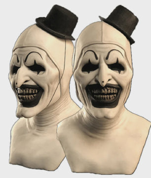 Art The Clown Kostuum & Masker - Terrifier 2 Cosplay Jumpsuit voor Heren en Dames