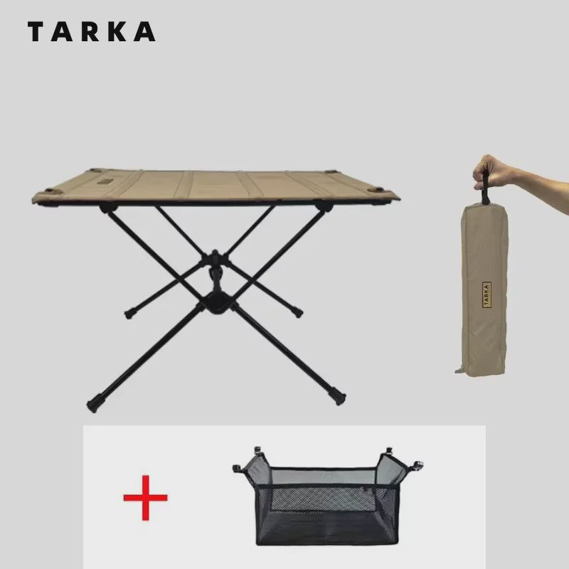 Tarka Opvouwbare Campingtafel - Lichtgewicht Oxford Stof, Draagbaar & Waterdicht