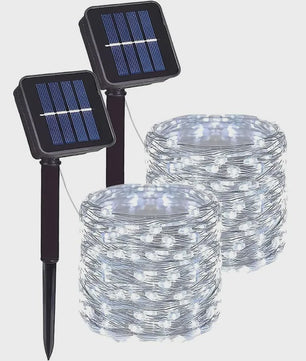 Zonne-energie Tuinslingers met 8 Modi - Waterdichte Draadverlichting voor Buitenfeesten en Kerst