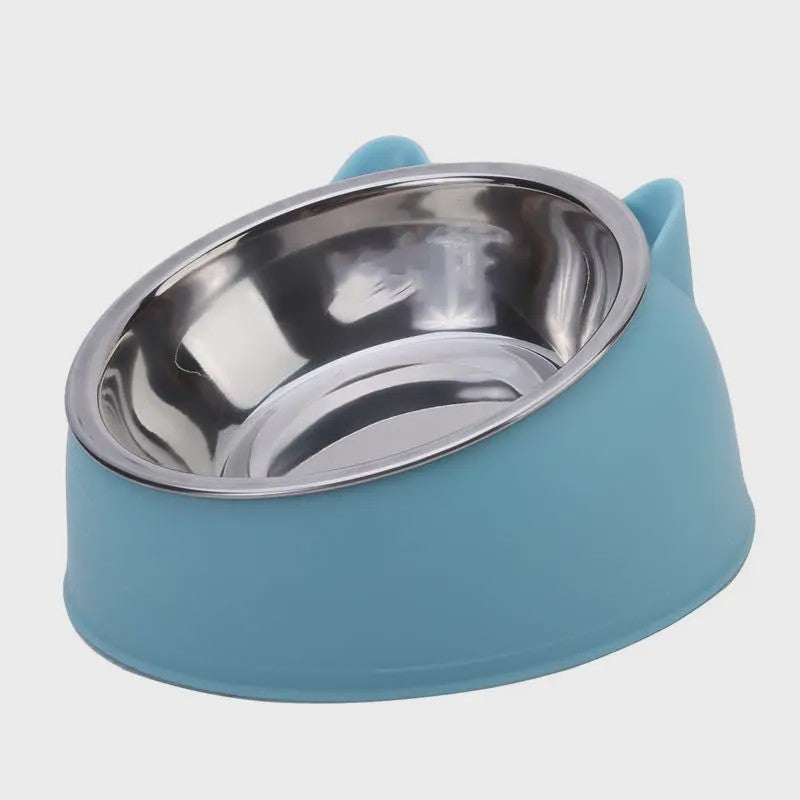 Verhoogde RVS Kattenbak & Voerbak - Kantelbaar Design voor Puppy, Kitten & Hond