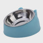 Verhoogde RVS Kattenbak & Voerbak - Kantelbaar Design voor Puppy, Kitten & Hond