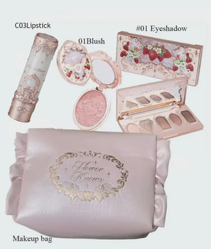 Flower Knows Luxe Make-up Cadeaubox: Foundation, Blush, Lip Cream & Tas