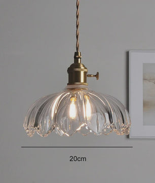 Nordic Groene Glazen Hanglamp met Koperen Fitting - Sfeervolle Moderne Verlichting