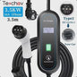 Draagbare EV Oplader Wallbox 16A Type 1 & Type 2 Kabel met Schuko Plug - 2 Jaar Garantie