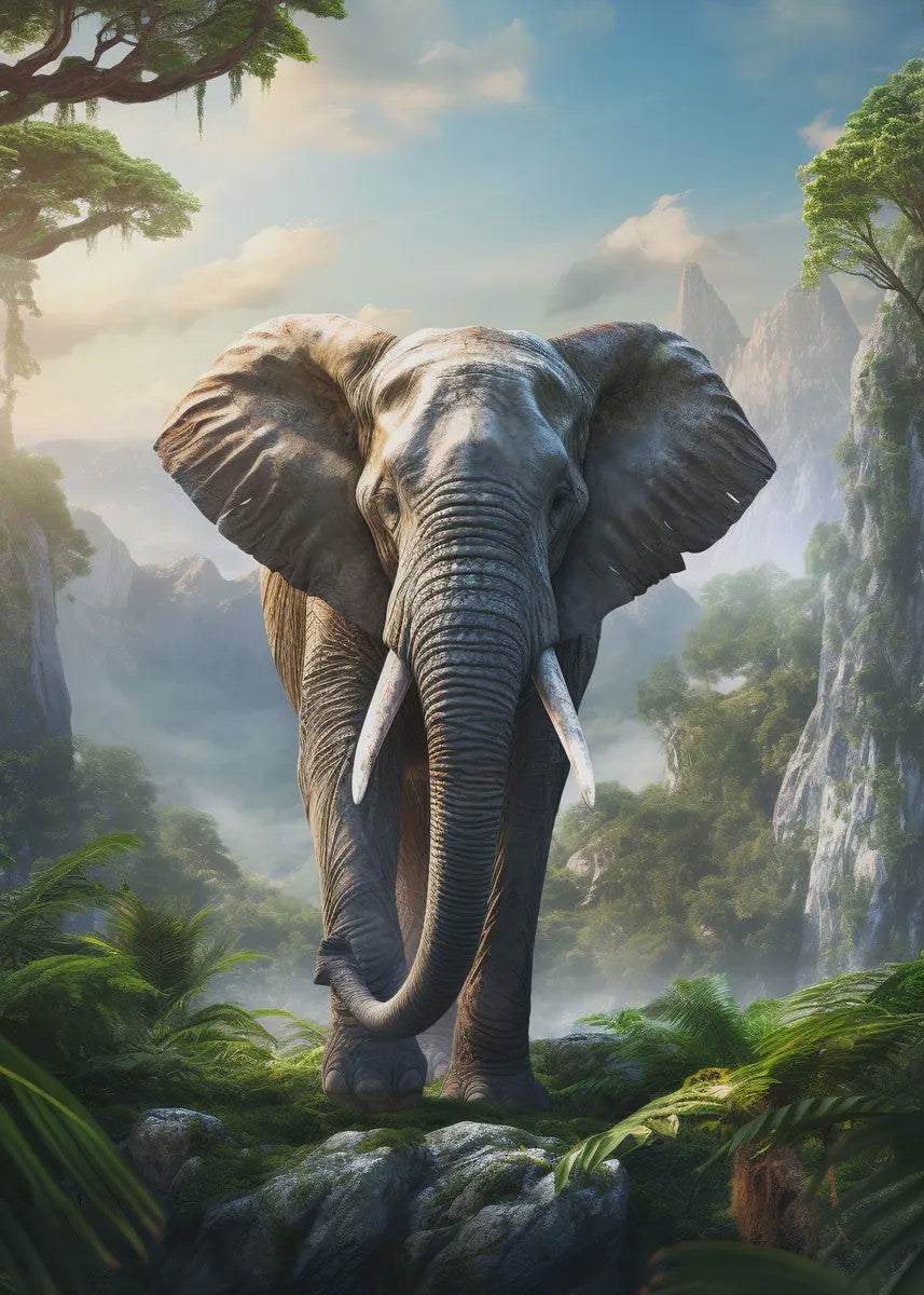 Canvas Posters: Majestueuze Wilde Dieren & Berglandschappen voor aan de Muur