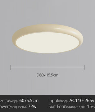 Moderne Scandinavische LED Plafondlamp - Stijlvol en Veelzijdig