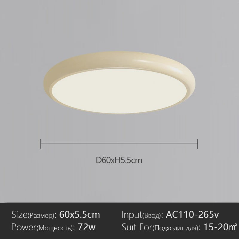 Moderne Scandinavische LED Plafondlamp - Stijlvol en Veelzijdig