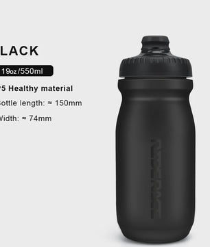 RIDERACE Sportfles 550ML/650ML - Lichtgewicht Fietsbidon voor Hardlopen & Outdoor
