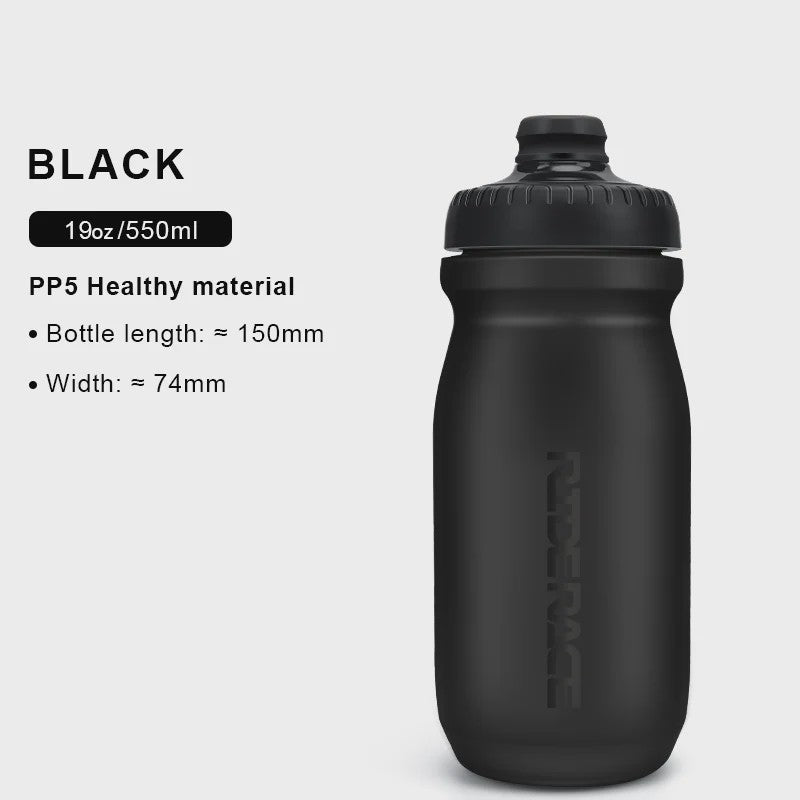 RIDERACE Sportfles 550ML/650ML - Lichtgewicht Fietsbidon voor Hardlopen & Outdoor