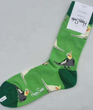 Happy Socks Heren Mid-tube Sokken - Pure Katoen, Klassiek Comfort - Maat 41-46
