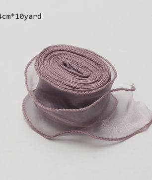 Luxe Chiffon & Organza Lint - Perfect voor Knutselen, Cadeauverpakking & Bruiloftsdecoratie