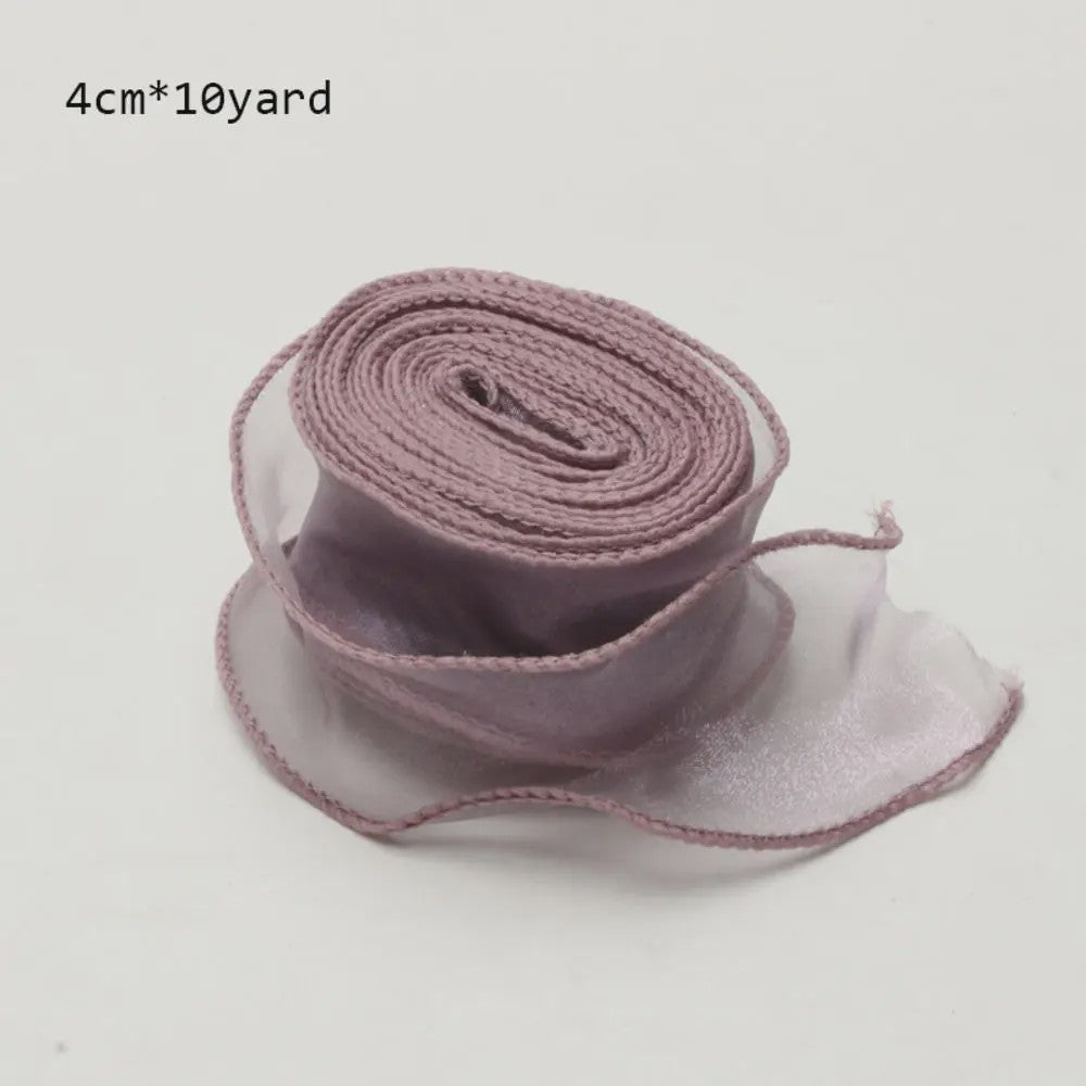 Luxe Chiffon & Organza Lint - Perfect voor Knutselen, Cadeauverpakking & Bruiloftsdecoratie