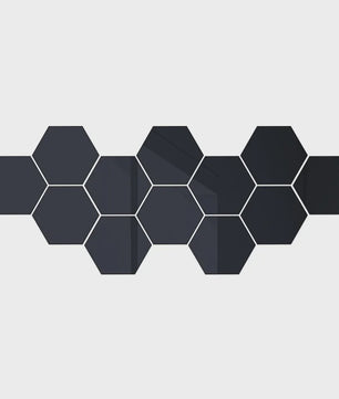 Zelfklevende Hexagon Spiegel Wandstickers - 3D Decoratie voor Elke Ruimte - DIY