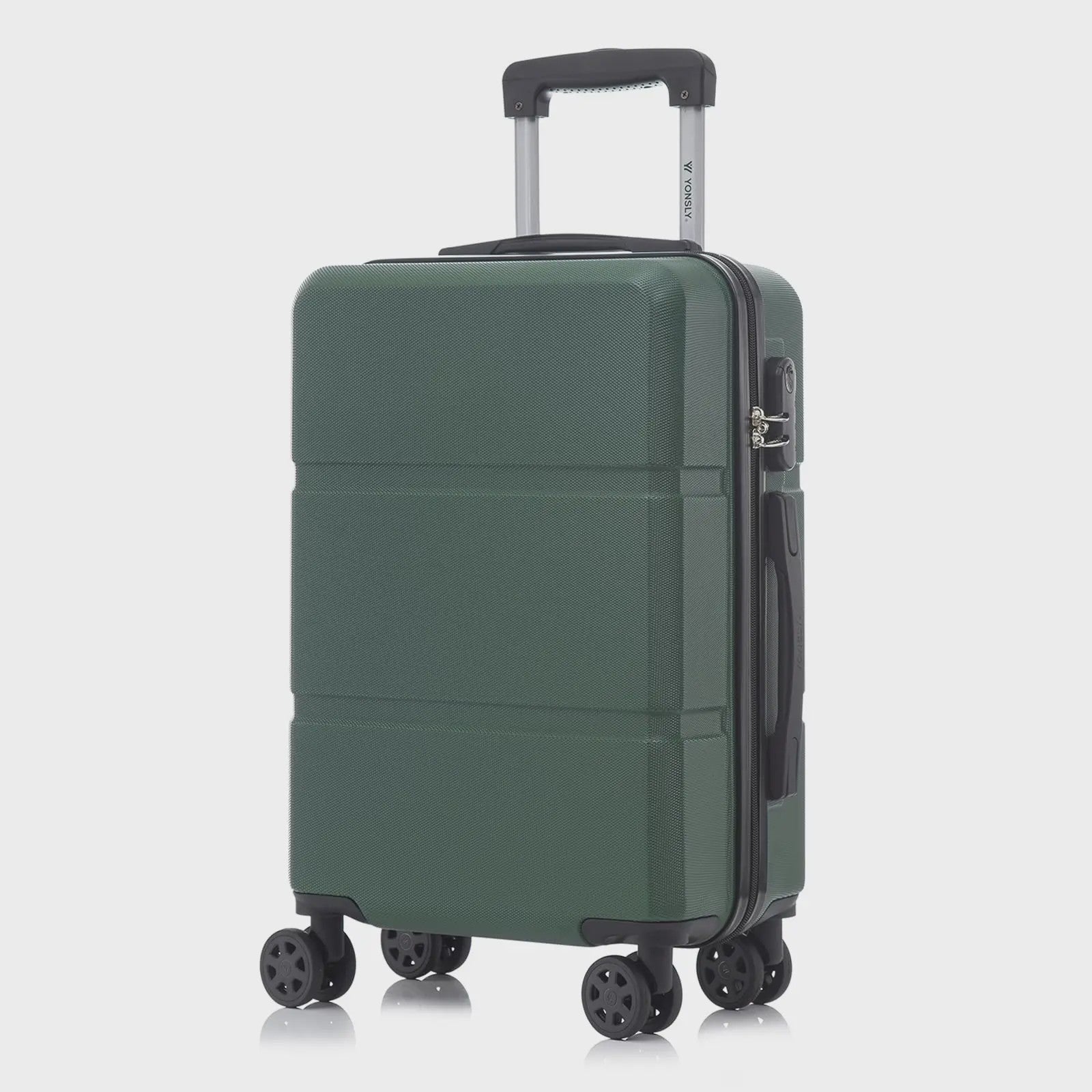 YONSLY Hardcase Koffer 16/20/24/28 Inch - Lichtgewicht 4-Wiel Trolley met Cijferslot