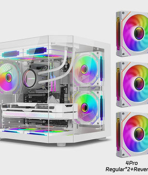 Power Train Star Realm PC Behuizing: Panoramisch Glas & 240mm Waterkoeling