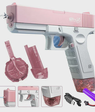 Krachtige Elektrische Waterpistool 43cm met Automatische Waterzuiging - Zomer Speelgoed voor Kinderen & Volwassenen