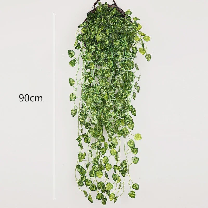 Kunstplant Hangplant Boston Varen 80cm - Decoratieve Nep Plant voor Binnen en Buiten