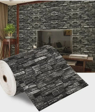 3D Baksteen Muursticker 70x100cm - Waterdicht & Zelfklevend Wanddecoratie