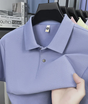 Heren Poloshirt Korte Mouw - 100% Gemerceriseerd Katoen, Ademend & Stijlvol voor Zomer, Golf & Casual